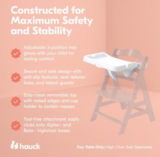 hauck Alpha Tray Bandeja Trona Beta Alpha Plus