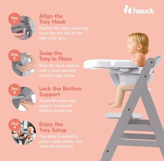 hauck Alpha Tray Bandeja Trona Beta Alpha Plus