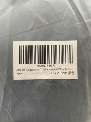 Mosquitera para puerta 210x90