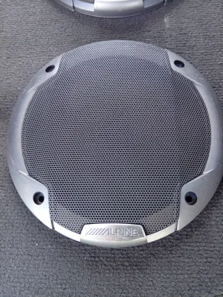 Tapas de altavoces Alpine Negro/Gris