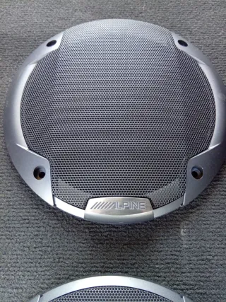 Tapas de altavoces Alpine Negro/Gris