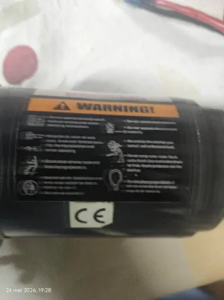 Cabrestante Eléctrico con Cable y Gancho