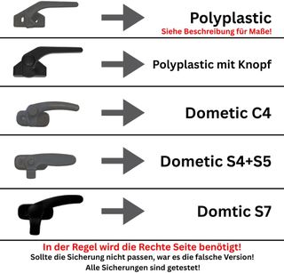 Generisch Bloqueo de ventana para autocaravana, pl