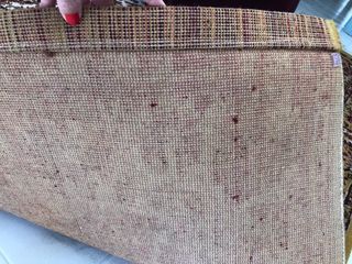 Alfombra de lana 100% vintage antigua