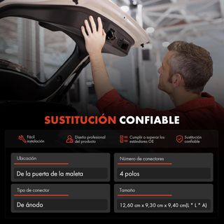 Frankberg Cerradura de Puerta Trasera Maletero de