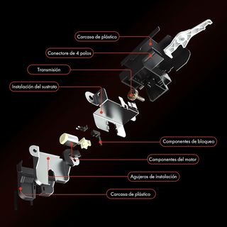 Frankberg Cerradura de Puerta Trasera Maletero de