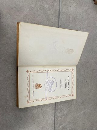 "El collar índigo" de Frances Crane