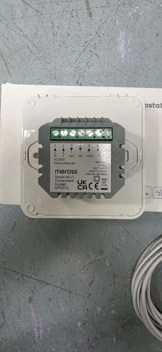 Termostato WiFi Meross para Calderas MT5200