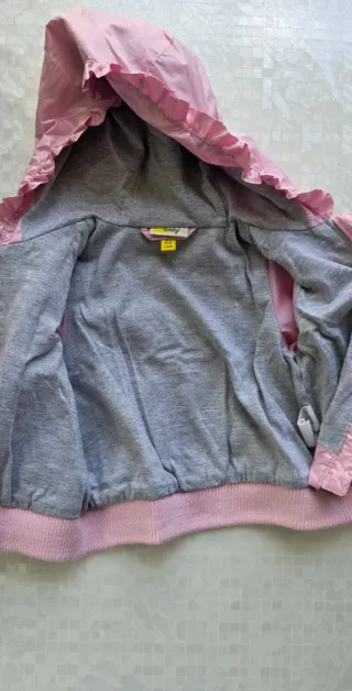 Giacca leggera bambina rosa