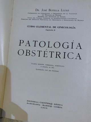 Libros de medicina ginecologica y obstetrica
