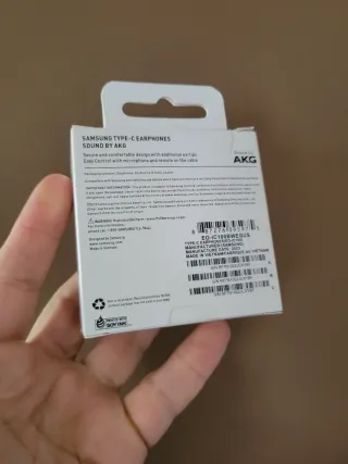 Auriculares Samsung AKG Type-C Novos  Brancos