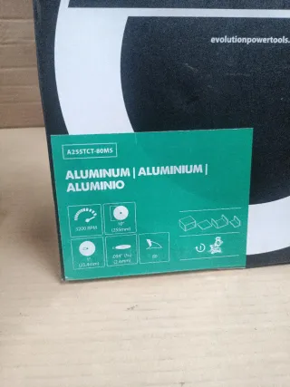 Hoja Sierra Circular Evolution 255mm Aluminio