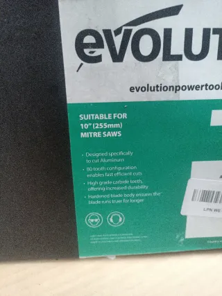 Hoja Sierra Circular Evolution 255mm Aluminio