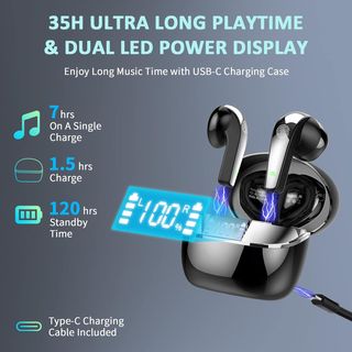 Auriculares Inalámbricos, 2022 Auriculares Bluetoo