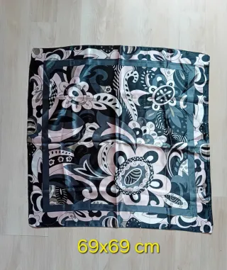 Set 5 sciarpe nero/grigio