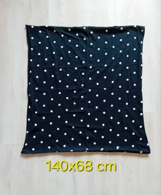 Set 5 sciarpe nero/grigio