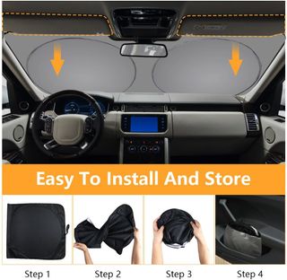 URAQT Parasol Delantero Coche, Sol Sombra, Protect