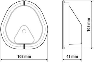 - LAMPA 65411 Cerradura de puerta para furgoneta