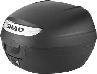 SHAD D0B26100 SH-26 Baul para motocycletas, Negro