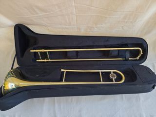 Trombón en Bb + estuche rígido - Dorado (nuevo)