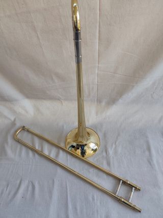 Trombón en Bb + estuche rígido - Dorado (nuevo)