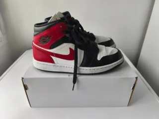 Zapatillas Air Jordan 1 Roja/Blanca Talla 39