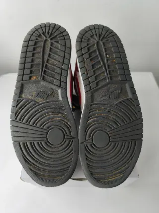 Zapatillas Air Jordan 1 Roja/Blanca Talla 39