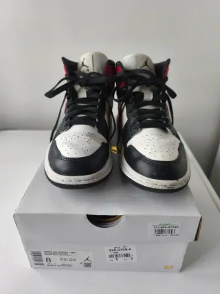 Zapatillas Air Jordan 1 Roja/Blanca Talla 39