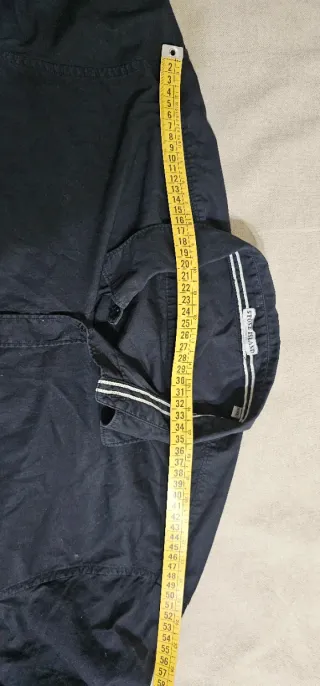 Stone Island Camicia Uomo XXL Nera Blu scuro