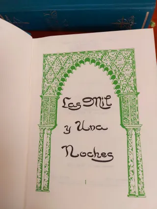 Las Mil y Una Noches 2 tomos (completa) EDAF, 1972