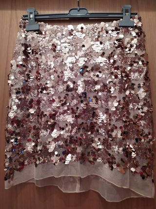 Falda fiesta lentejuelas a estrenar