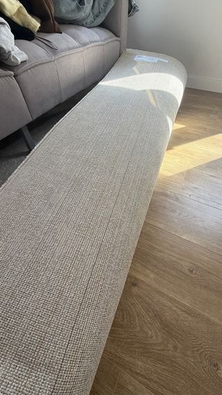 Alfombra grande beige IKEA rectangular