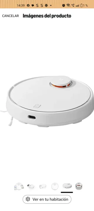 Aspirador Robot Xiaomi S12 Blanco
