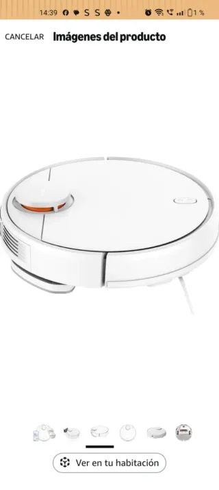 Aspirador Robot Xiaomi S12 Blanco