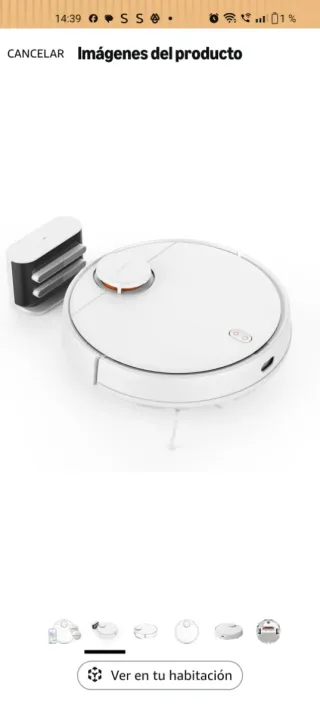 Aspirador Robot Xiaomi S12 Blanco