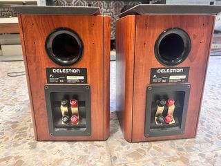 Altavoces Celestion Negros y Marrones