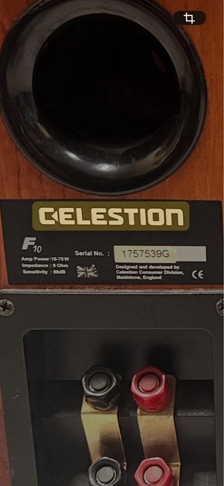Altavoces Celestion Negros y Marrones