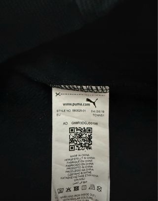 Tuta Puma Nera Taglia L