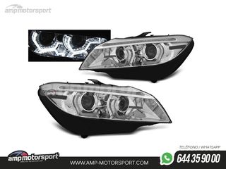 FAROS DELANTEROS OJOS DE ANGEL 3D U PARA BMW Z4 E89 2009-2013