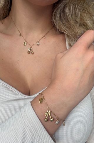 Conjunto collar y pulsera acero inoxidable