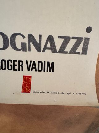 Póster original Barbarella Jane Fonda 1975