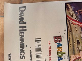 Póster original Barbarella Jane Fonda 1975