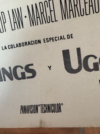 Póster original Barbarella Jane Fonda 1975