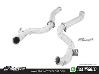 DOWNPIPE ALPHA COMPETITION PARA MERCEDES C63 AMG W205 2014-2021 - ANTITÉRMICO