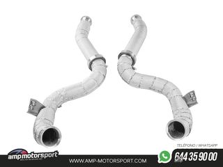 DOWNPIPE ALPHA COMPETITION PARA MERCEDES C63 AMG W205 2014-2021 - ANTITÉRMICO