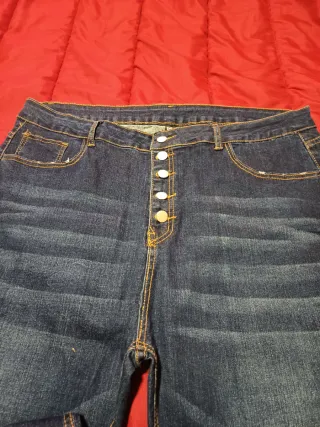 Vaqueros Botones Azul Talla 2XL