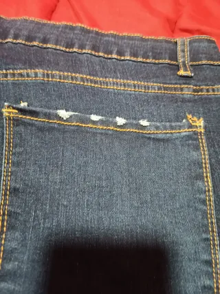Vaqueros Botones Azul Talla 2XL