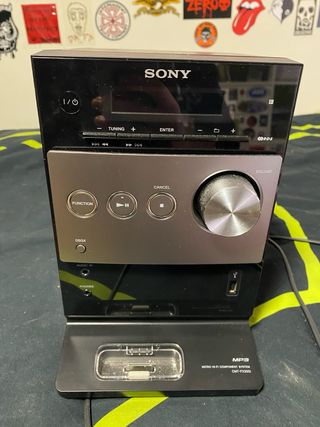 Reproductor CD Sony iPod Negro/Plata