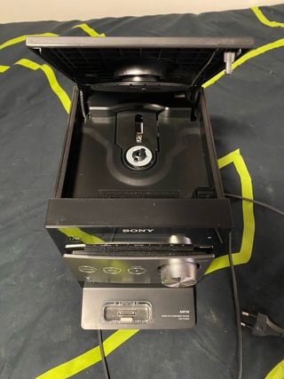 Reproductor CD Sony iPod Negro/Plata