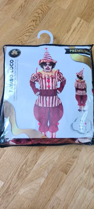 Disfraz Payaso Loco Niño Talla 7-9